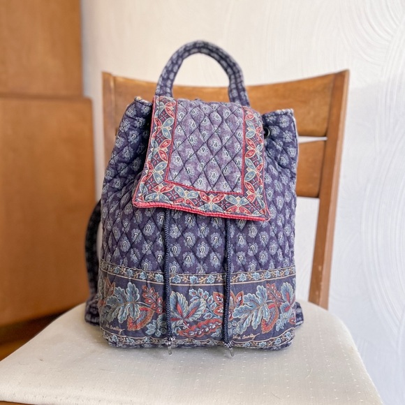 Vintage 1998 Vera Bradley Paisley Mini Backpack - Picture 1 of 5